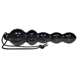 You2Toys Black Jack - koralikowy dildo analny - czarny