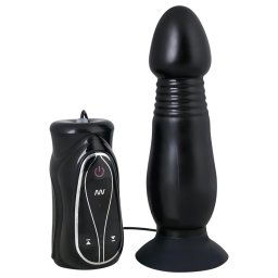 You2Toys - Lökő, czarny analny wibrator