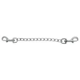 ZADO - podwójny metalowy karabinek i łańcuch (15 cm)