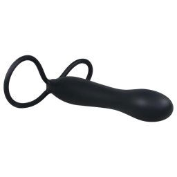 You2Toys - Specjalne dildo analne i pierścień - czarne