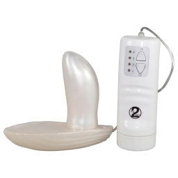 You2Toys - Shell - biały wibrujący strap-on