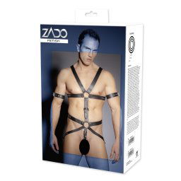 ZADO - skórzane pasy na ciało - dla mężczyzn - L/XL