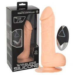Wireless 7 - bezprzewodowy silikonowy wibrator (naturalny)