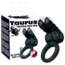 You2Toys Taurus - wibrujący, 2-motorowy pierścień na penisa