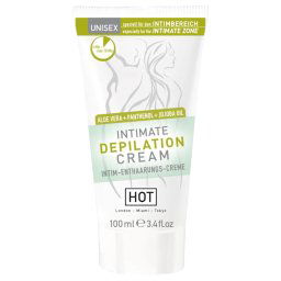 HOT Intimate - krem do depilacji intymnej ze szpatułką (100ml)
