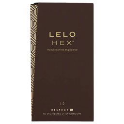 LELO Hex Respect XL - luksusowa prezerwatywa (12 szt.)