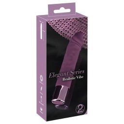 You2Toys Elegant Realistic - akumulatorowy, wodoodporny wibrator (fioletowy)