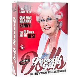 Greedy Gilf - naturalnej wielkości dmuchana lalka
