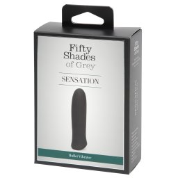 Fifty Shades of Grey - mini wibrator punktowy - wodoodporny - czarny
