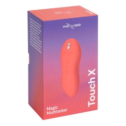 We-Vibe Touch X - akumulatorowy, wodoodporny wibrator łechtaczkowy (koral)
