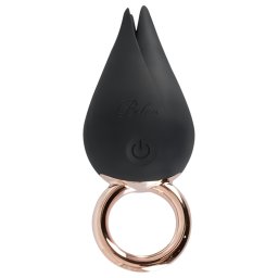 Belou - wibrator łechtaczki ładowany wodoodporny czarny