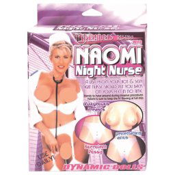 Naomi - pielęgniarka w lateksowym uniformie