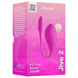 We-Vibe Jive 2 - akumulatorowe, inteligentne wibrujące jajko (różowe)