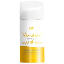 Intt Vibration! - wibrujący lubrykant w płynie - miód (15 ml)