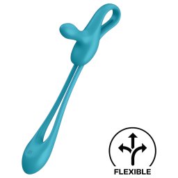 Satisfyer Plug & Play - wibrator analny z akumulatorem i pierścień na penisa (niebieski)