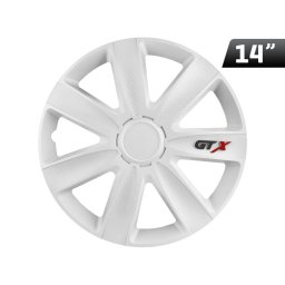 Kołpak GTX carbon / white 14``, 1 szt.