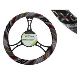 Pokrowiec na kierownicę 37-39 cm "M", tekstylny