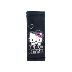 Nakładka na pas bezpieczeństwa 19x8cm, Hello Kitty, czarna