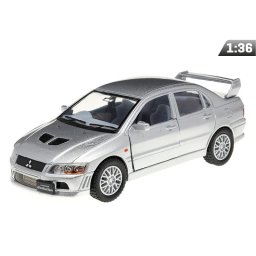 Model 1:36, Mitsubishi Lancer Evolution VII, srebrny