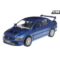 Model 1:36, Mitsubishi Lancer Evolution VII, granatowy (A11760G)