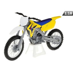 Model 1:18, SUZUKI RM-Z450, żółty (M05604CZ)