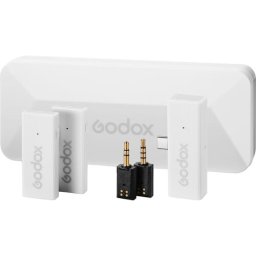 Zestaw mikrofonowy Godox 2,4 GHz MoveLink Mini UC Kit 2 (biały)