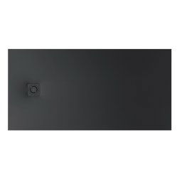 Roca Magma 120x70 cm brodzik prostokątny kompozytowy STONEX CZARNY APE014B02BC03400