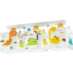 Lampa sufitowa listwa Dinozaury DINOS 3xE27 73453