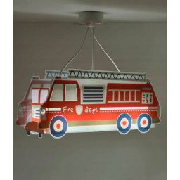 Lampa sufitowa STRAŻ POŻARNA FIRE TRUCK wisząca