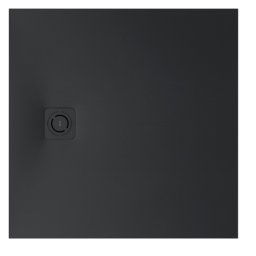 Roca Magma 90x90 cm brodzik kwadratowy kompozytowy STONEX CZARNY APE0138438403400