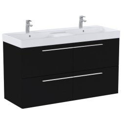 Roca Ella szafka 118x44x63 CZARNY MAT A857772532