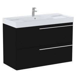 Roca Ella szafka 98x44x63 CZARNY MAT A857771532