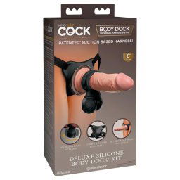 King Cock Elite Deluxe - zestaw z dildem do przypięcia