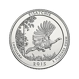 25 Centów 2015 - Kisatchie National Forest - Luisiana (D)