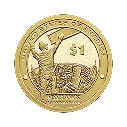 1 dolar 2015 - Native American - Mohawk Iron Workers (P)