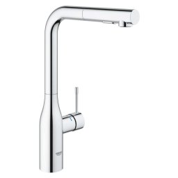 Grohe Essence - Bateria zlewozmywakowa z wyciąganą wylewką, chrom 30270000