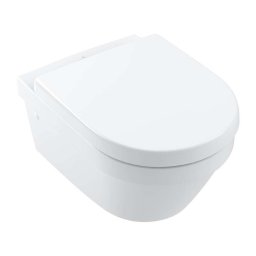 Villeroy & Boch Architectura - Wisząca miska WC z deską SoftClosing, DirectFlush, CeramicPlus, biel alpejska 4694HRR1