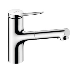 Hansgrohe Zesis M33 - Bateria zlewozmywakowa 150, z wyciąganą wylewką, EcoSmart, chrom 74810000