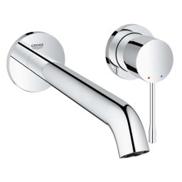 Grohe Essence - Dwuotworowa bateria umywalkowa L podtynkowa, chrom 19967001