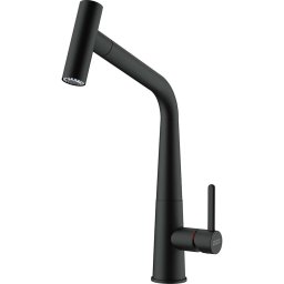 Franke Icon - Bateria zlewozmywakowa FG 5188.901 z wyciąganą końcówką, czarny mat 115.0625.190