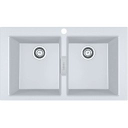 Franke Sirius 2.0 - Zlew Tectonite S2D 620-86, 86x50 cm, biały 143.0637.160