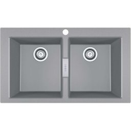Franke Sirius 2.0 - Zlew Tektonit S2D 620-86, 86x50 cm, szary 143.0650.970