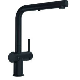 Franke Active - Bateria zlewozmywakowa FN 5351.901, z regulatorem wylotu Twist i wyciąganym prysznicem, czarny mat 115.0669.769