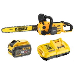 DeWALT - Pilarka akumulatorowa 54V 45 cm, 1 x akumulator 9,0 Ah FLEXVOLT DCMCS574X1