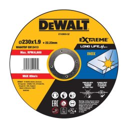 DeWALT - Tarcza tnąca 230 x 22,2 x 1,9 mm DT43909