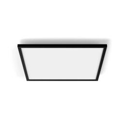 Philips Hue Smart oświetlenie - Inteligentna lampa sufitowa LED, 60x60 cm, 39 W, możliwość ściemniania, ze sterownikiem, światło białe, czarny 929003597601