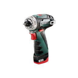 Metabo Narzędzia - 12V AKU wiertarko-wkrętarka, 2x akumulator, 2 Ah, ładowarka 600080500