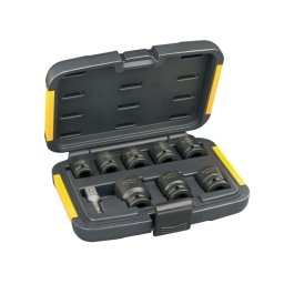 DeWALT Akcesoria - 9-częściowy zestaw końcówek nasadkowych DT7507