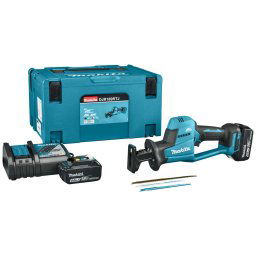 Makita Narzędzia - 18V AKU piła szablasta, 2x akumulator 5,0 Ah XR, ładowarka DJR189RTJ