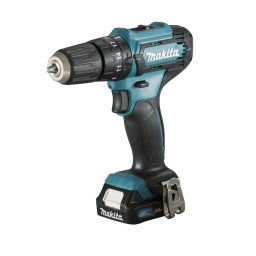 Makita Narzędzia - 12V AKU wiertarka udarowa, 2x akumulator 2,0 Ah CXT, ładowarka HP333DSAE